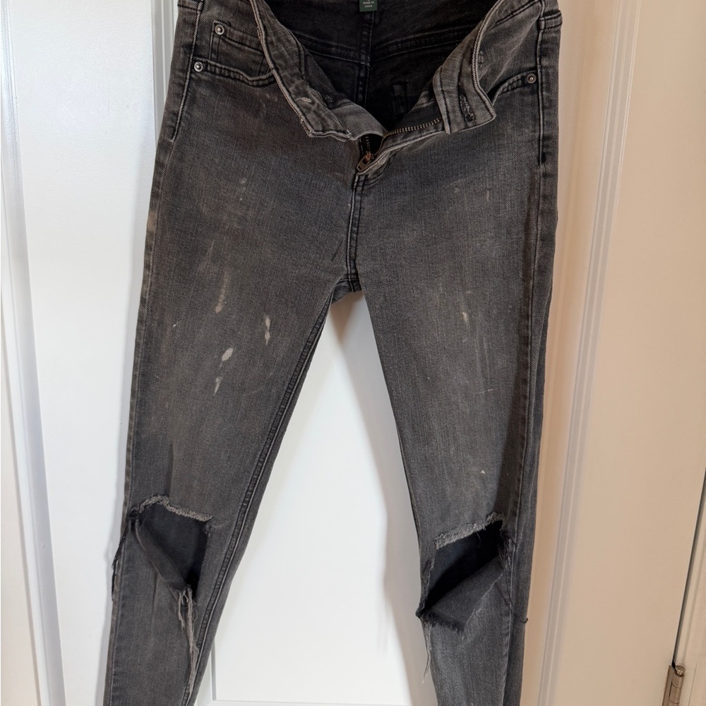 Wild Fable Black Distressed Skinny Jeans
